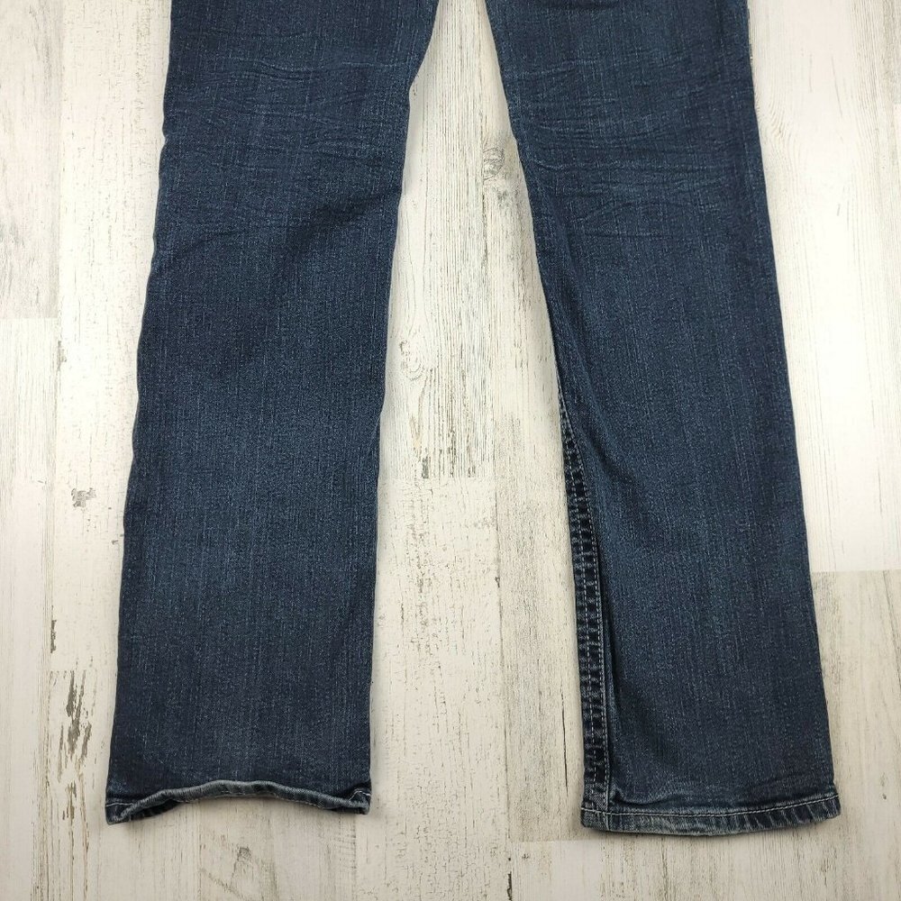 MEK Harrison Straight Leg Jeans Men’s 31x32 Dark Wash Premium Denim Classic Fit - Picture 9 of 11